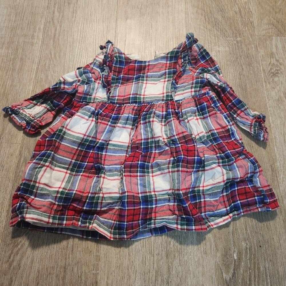 Baby GAP Plaid Baby Dress with Ruffles